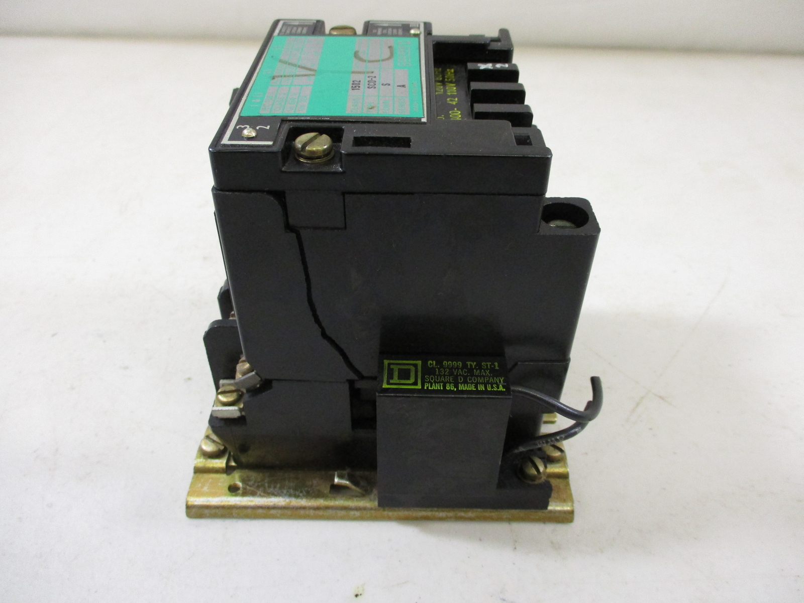 SQUARE D 1502 TYPE SCO-2 FORM S SERIES A STARTER w/31041-400-42 COIL 120V