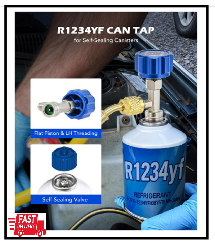 Orion Motor Tech R1234Yf Self Sealing Can Tap, for Self Sealing R1234Yf Refriger