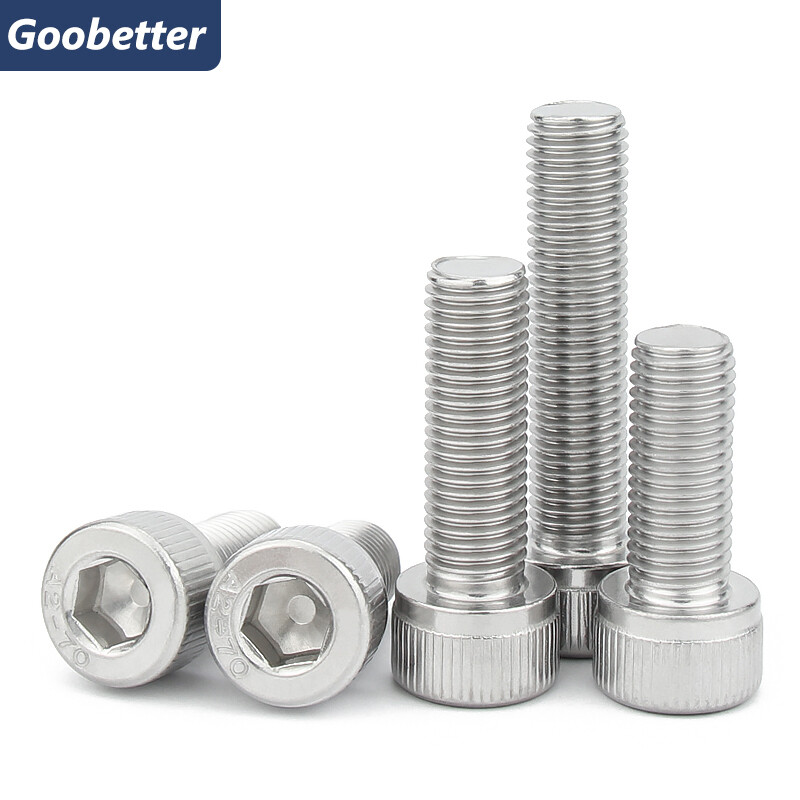 Socket Head Cap Screws Hex Allen Bolts Fine Thread A2 Stainless Steel DIN912