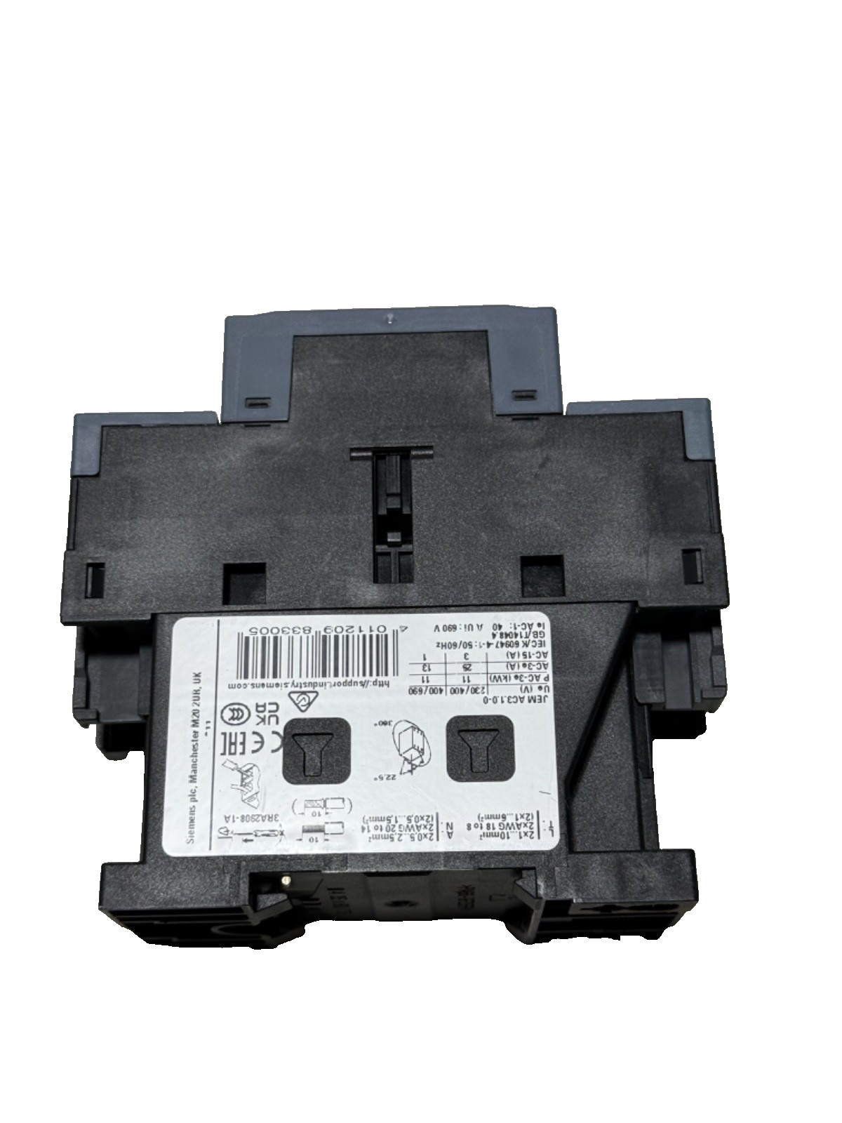1x NEW SIEMENS 3RT2026-2AK60 3p 25a Contactor W/ 120vAC Coil – OEM SIEMENS – QTY
