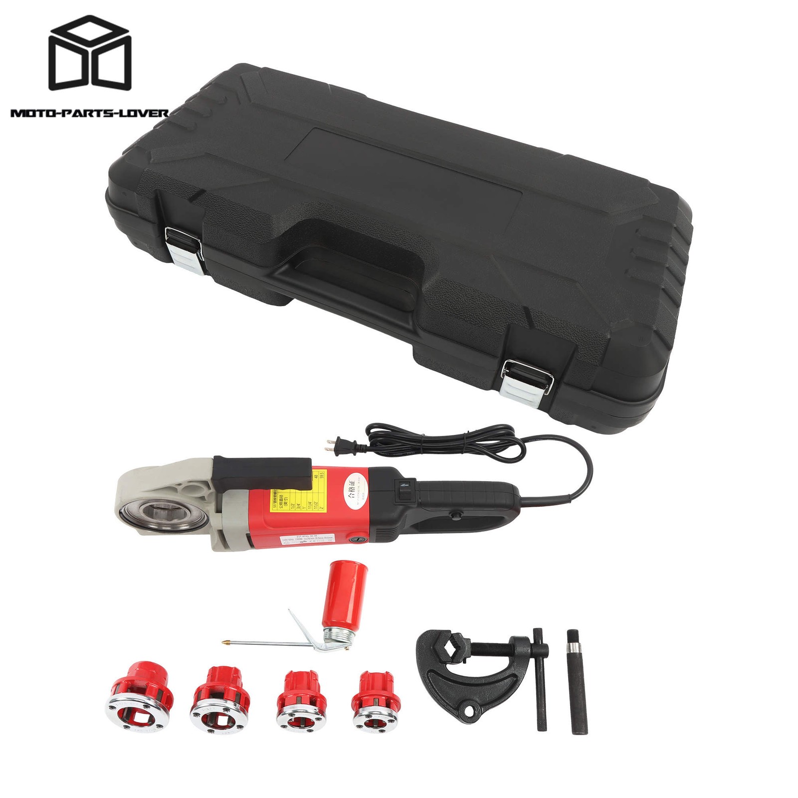 1/2-1-1/4″ Pipe Threader 2300W Electric 4 Blade Portable Threading Machine