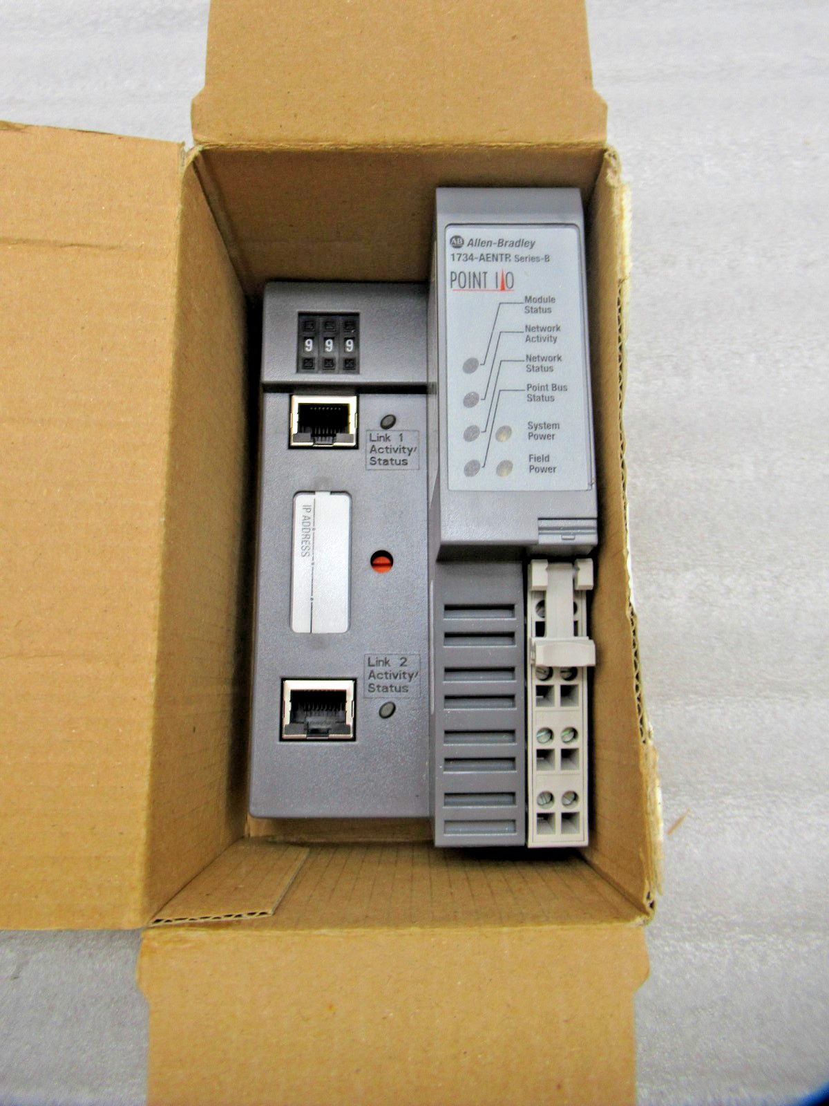 Allen-Bradley 1734-AENTR Series B Point I/O Dual Ethernet Comm Module