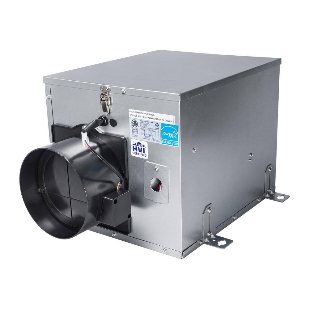 QUF 100X 50/80/100 CFM Wall Ceiling Mount Fresh Air Supply Fan Temp And Humidity