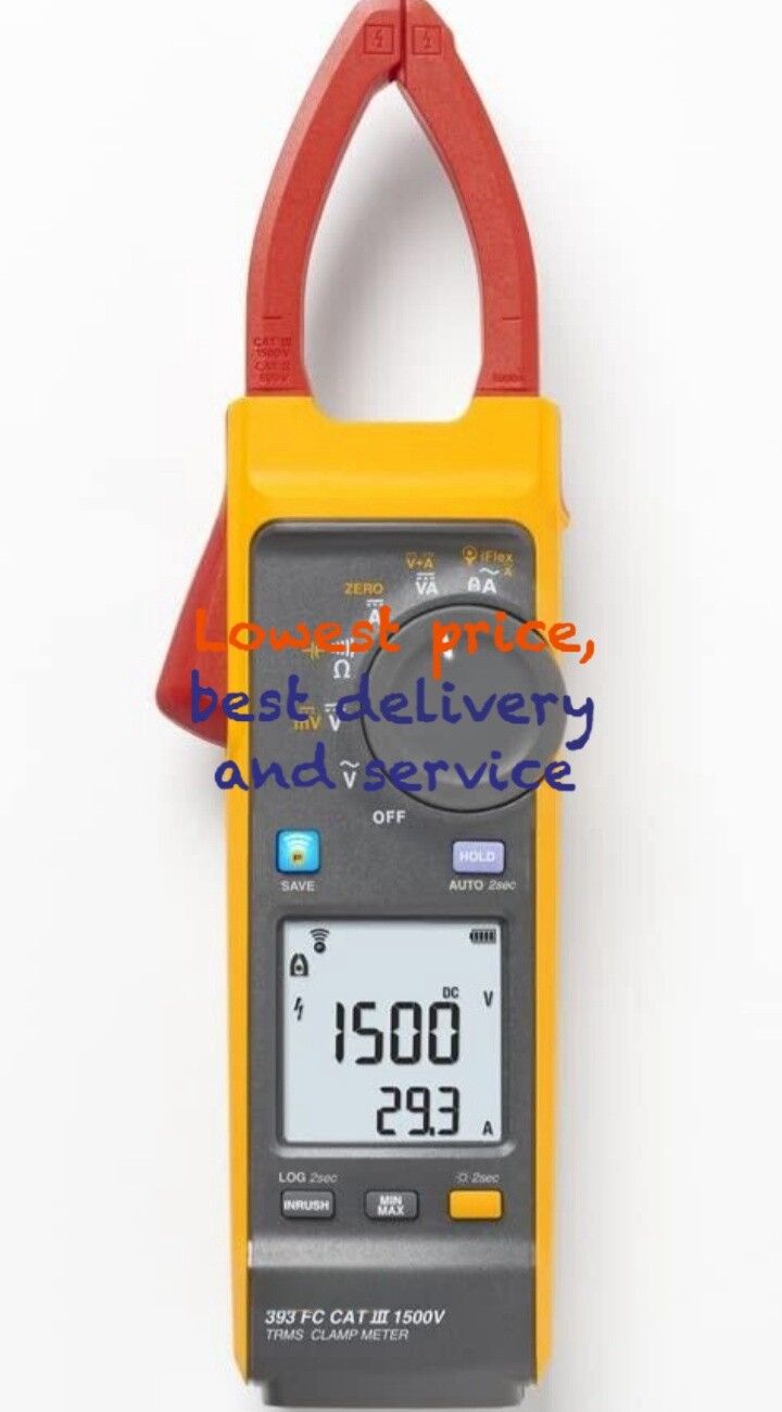 1PCS FOR Fluke 393 FC CAT III 1500V TRMS Wireless Clamp Meter/#
