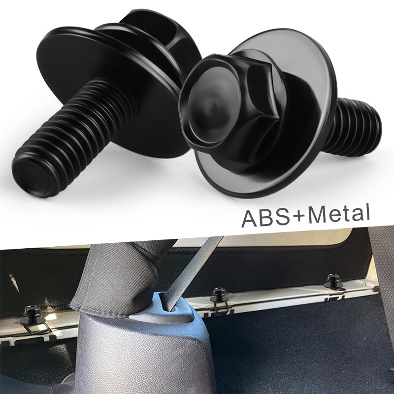 Car Body Bolts Screw Fastener Fender M6-1.0x 16mm Long-10mm Hex-17mm Washer