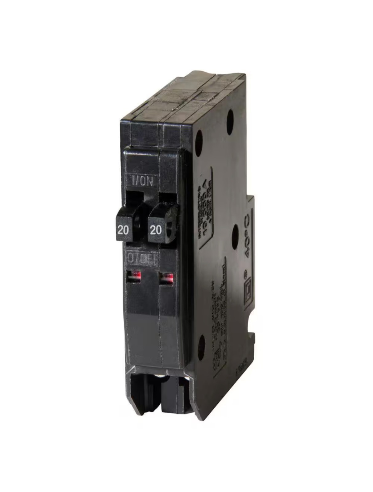 Square D QO2020C 2-20 Amp Single-Pole Tandem Circuit Breaker