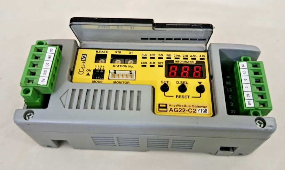 ANYWIRE AG22-C2 CC-Link V2 UNI-WIRE HX Gateway Industrial Automation Module