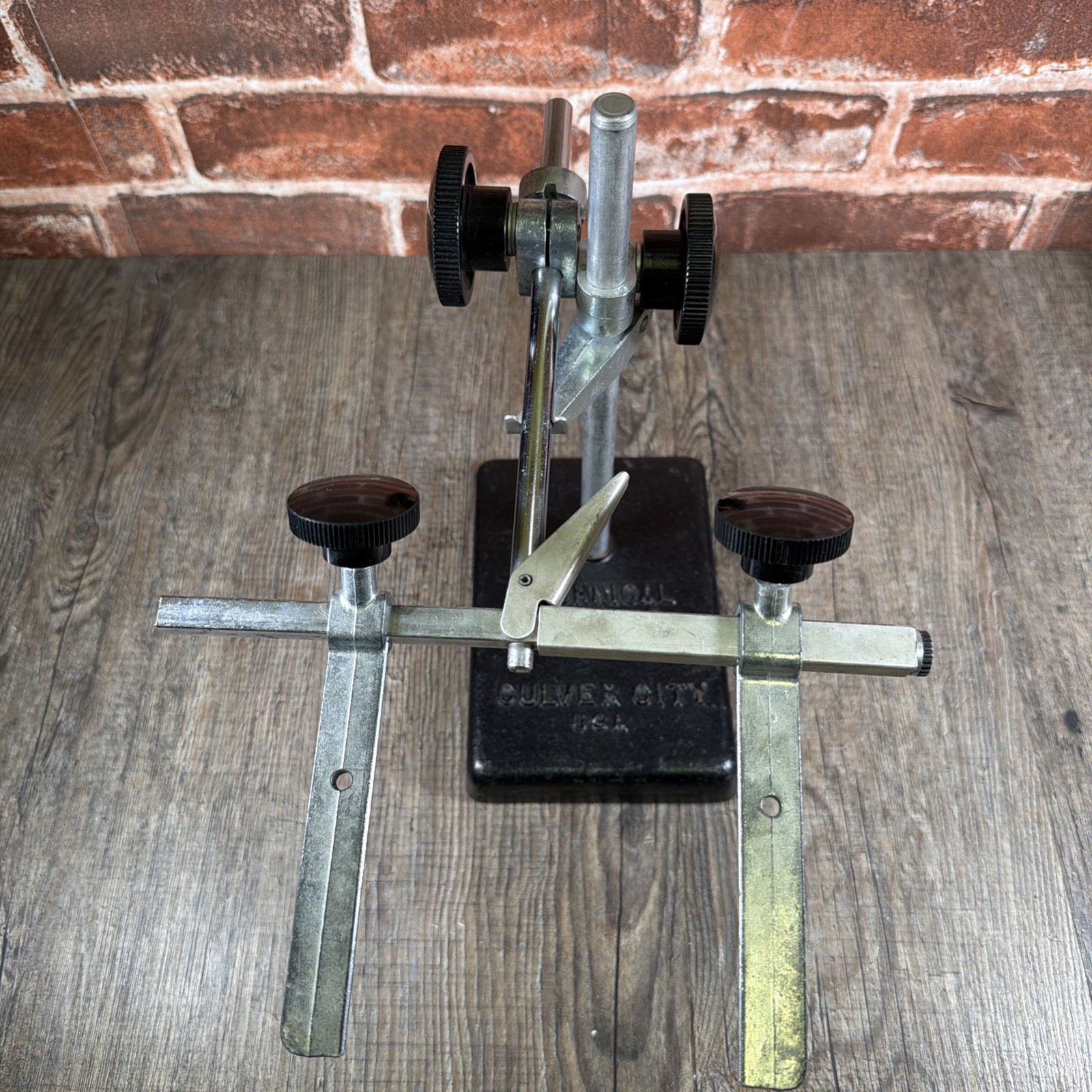 Vintage Technical Devices Adjustable PCB Circuit Board Holder Cast Iron Made USA