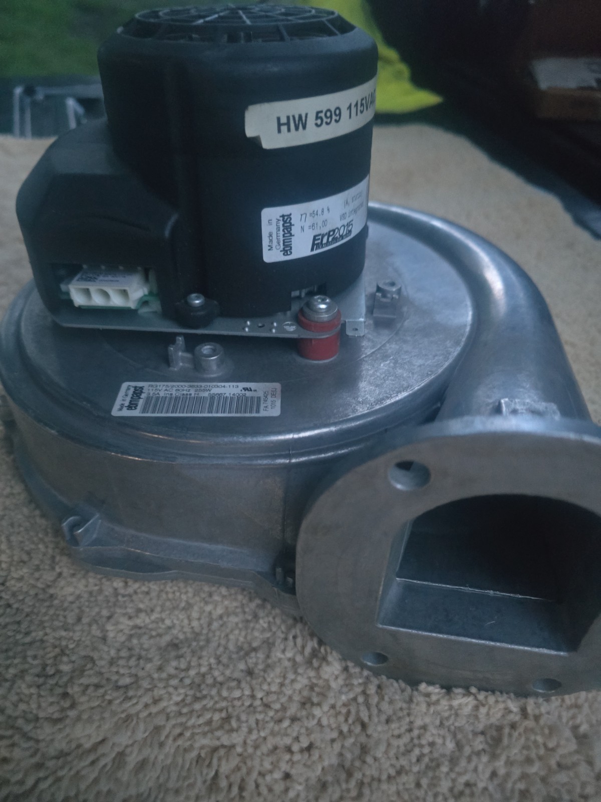 ebm-papst EC Centrifugal Blower Fan