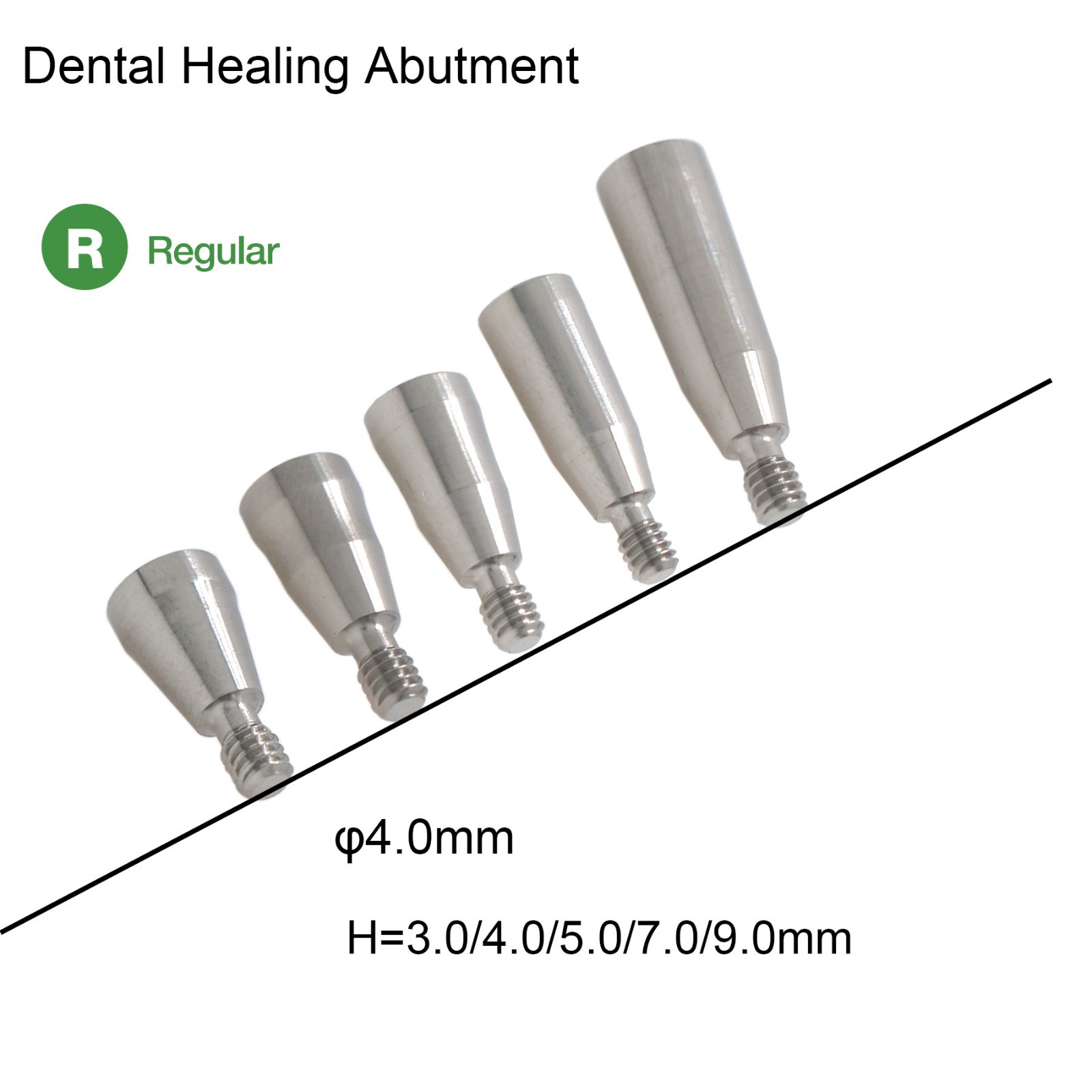 US Dental Locator/Healing Abutment Male Cap Insert for DIO UF II Regular Implant