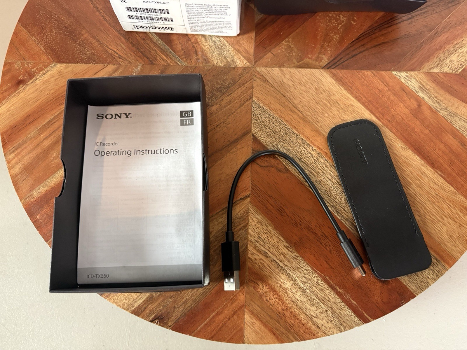Sony ICD-TX660 16GB Ultra-Slim Digital Voice Recorder – USB-C