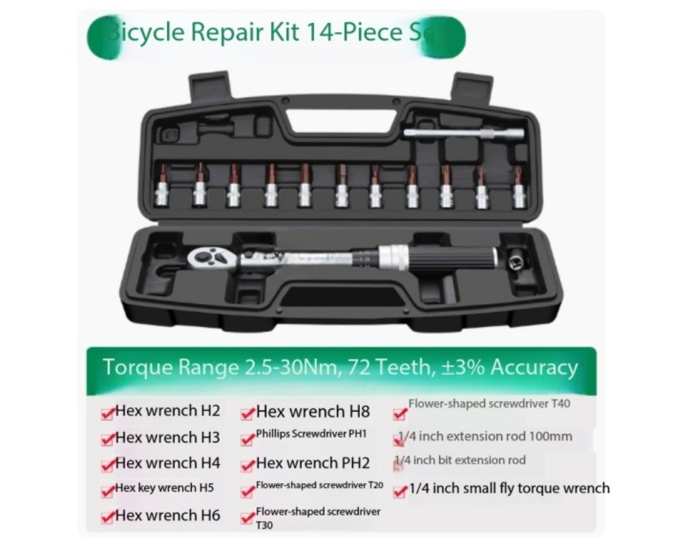 Torque Wrench Set High Precision Tire Removal Kilogram Force Torque Wrench