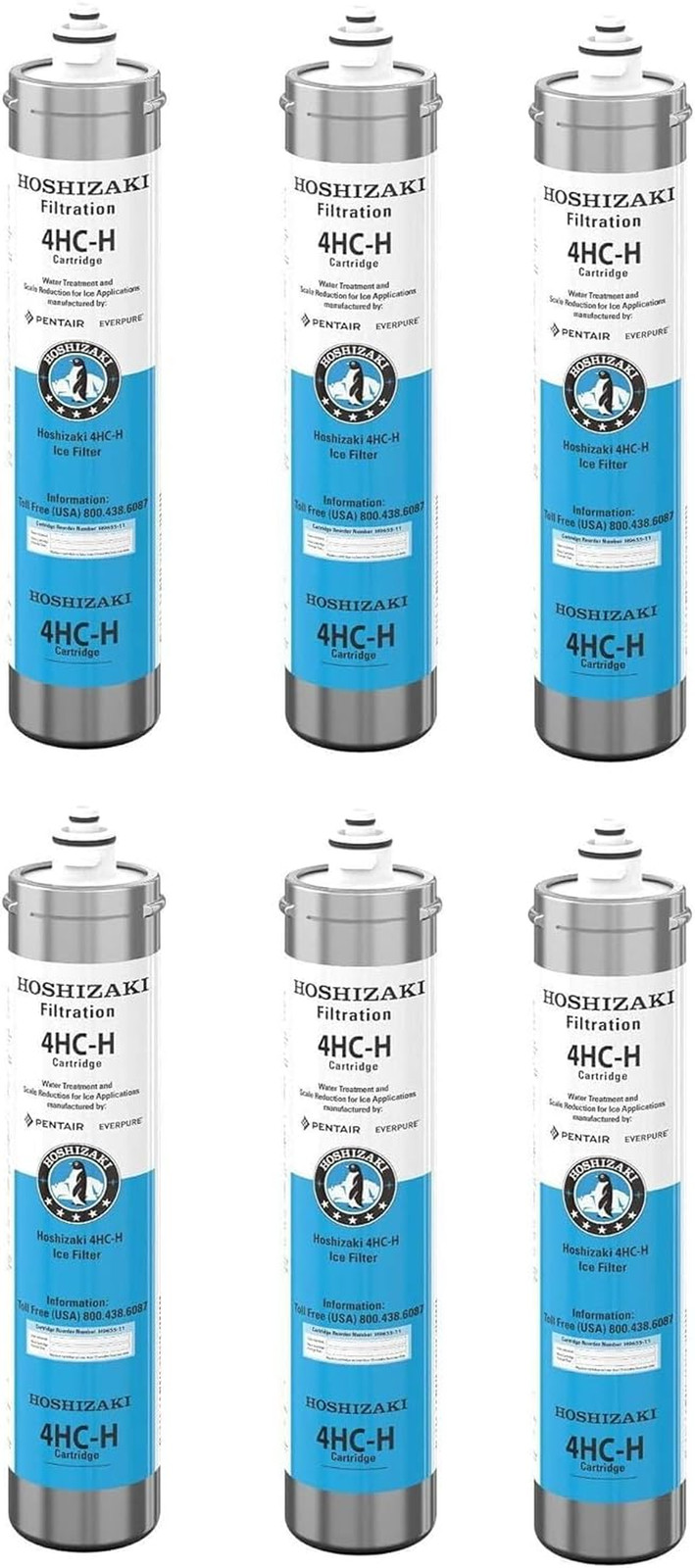 4HC-H, Replacement Water Filter Cartridge (6-Pack)