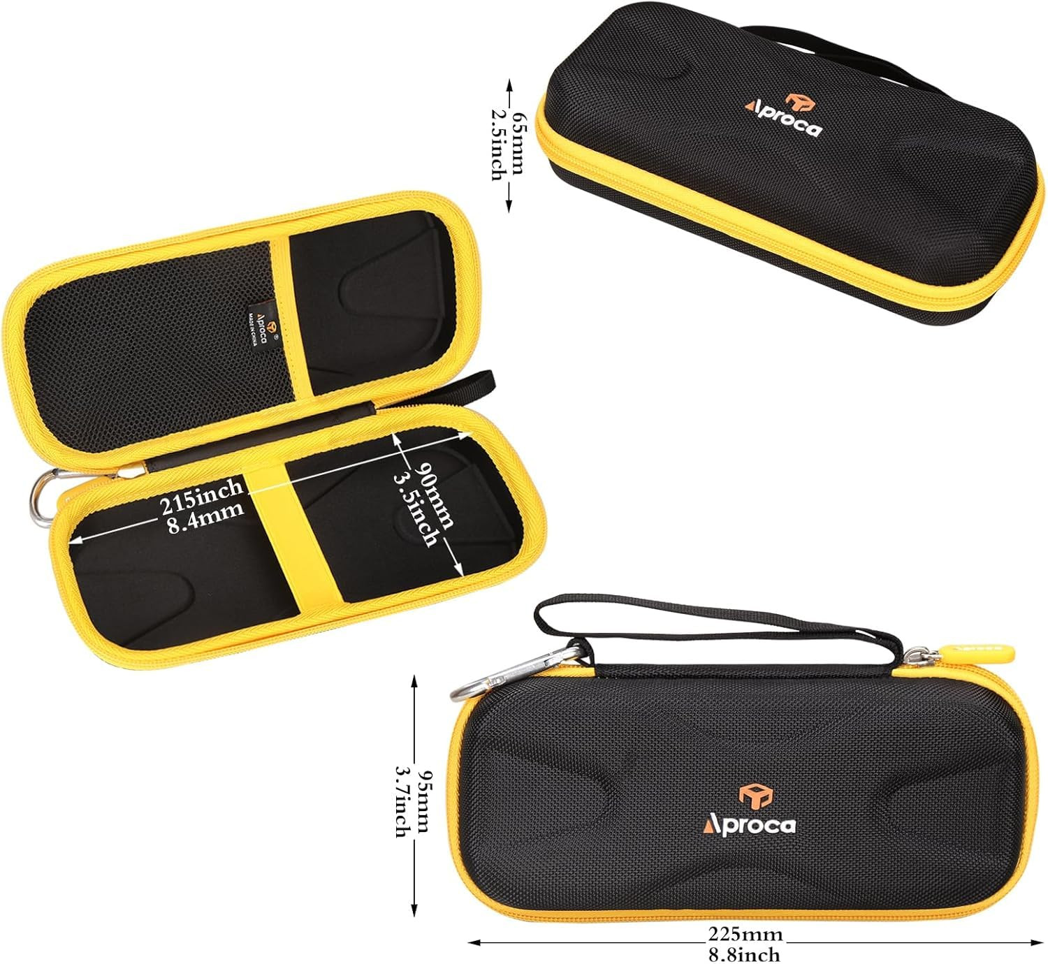Portabel Hard Storage Case, for Fluke 323/324 / 325/302+ Clamp Meter and Accesso