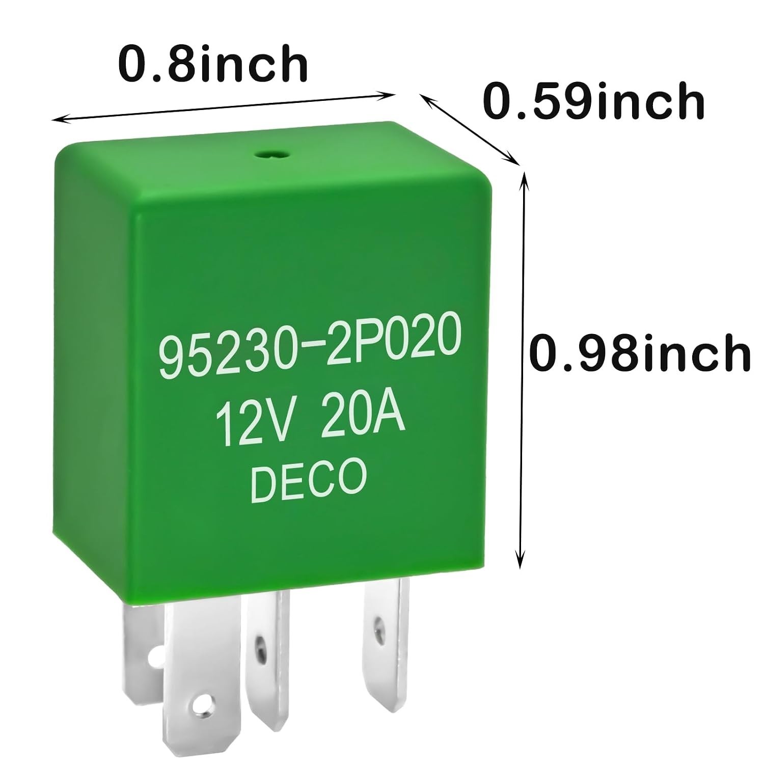 Power Relay Set of 2 12V 20A for Hyundai Kia Vehicles Compatible with Hyundai…