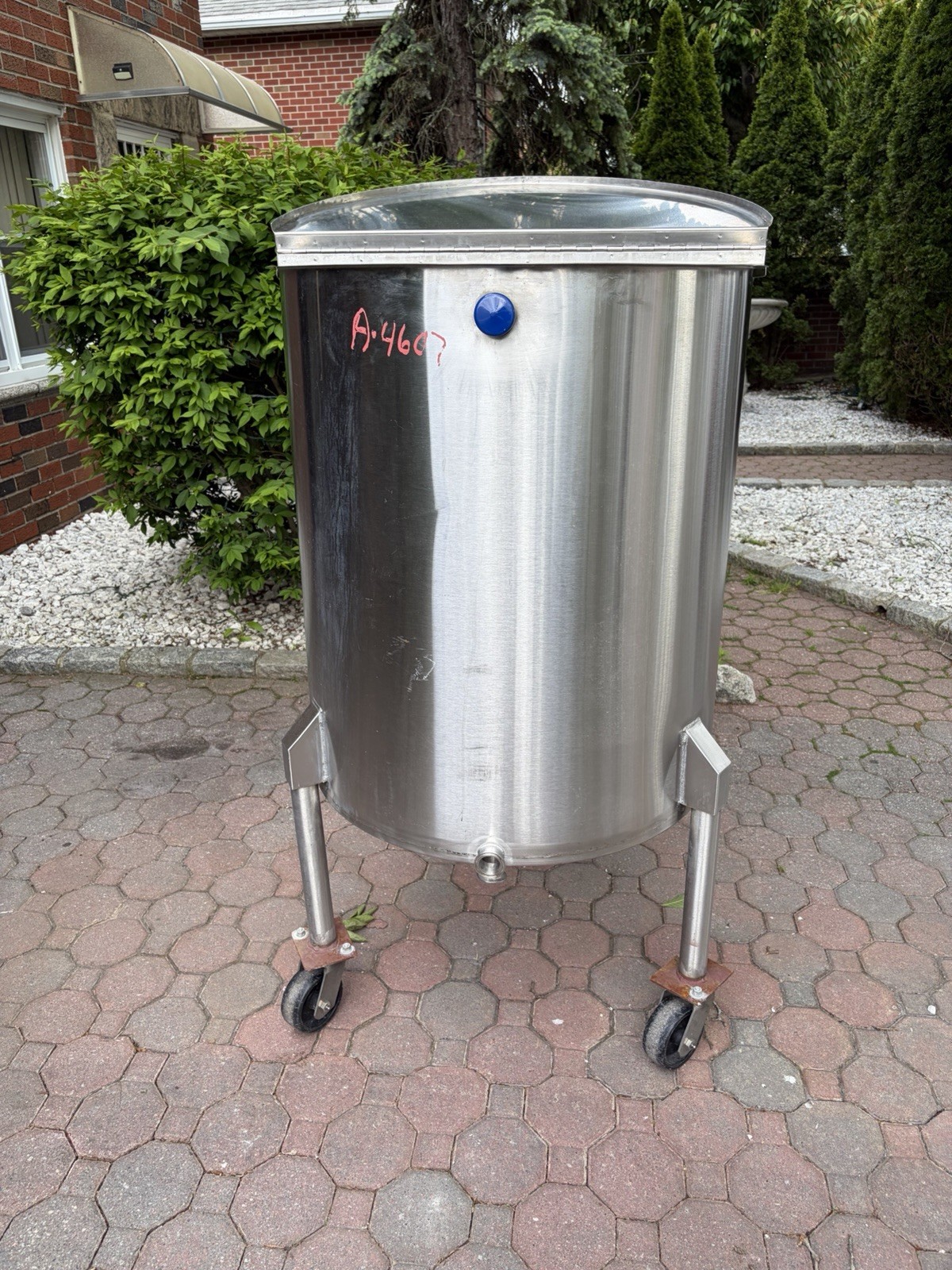 2/ 100GL Stainless Steel Mixing Tank on Wheels NEW 2/ 1Hp Cleveland… Check desc
