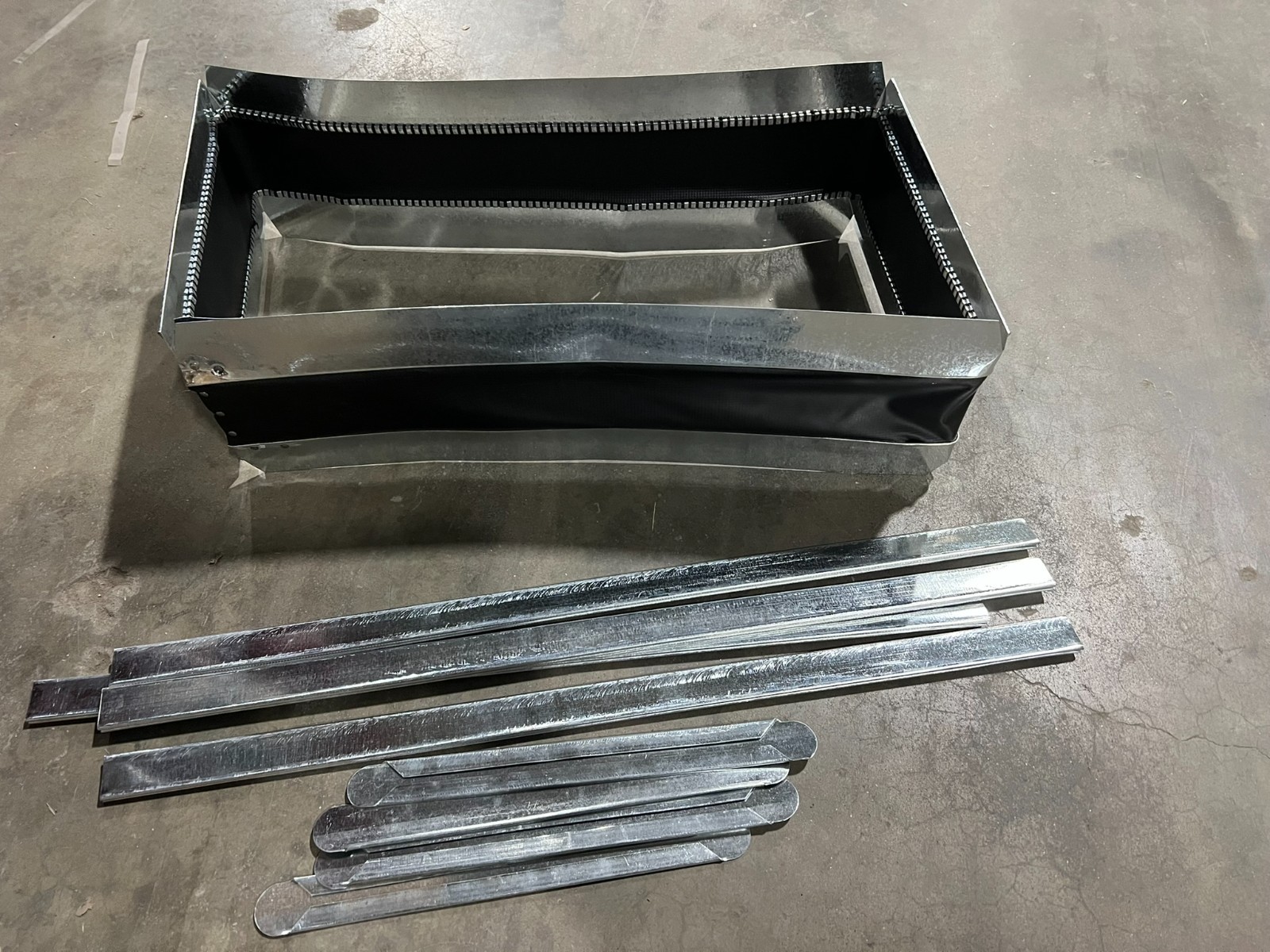 Duct canvas connector
