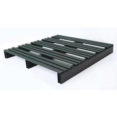Zoro Select 05000224 Recycled Rigid Pvc Pallet, 36 In L, 36 In W, 4 In H, 500,