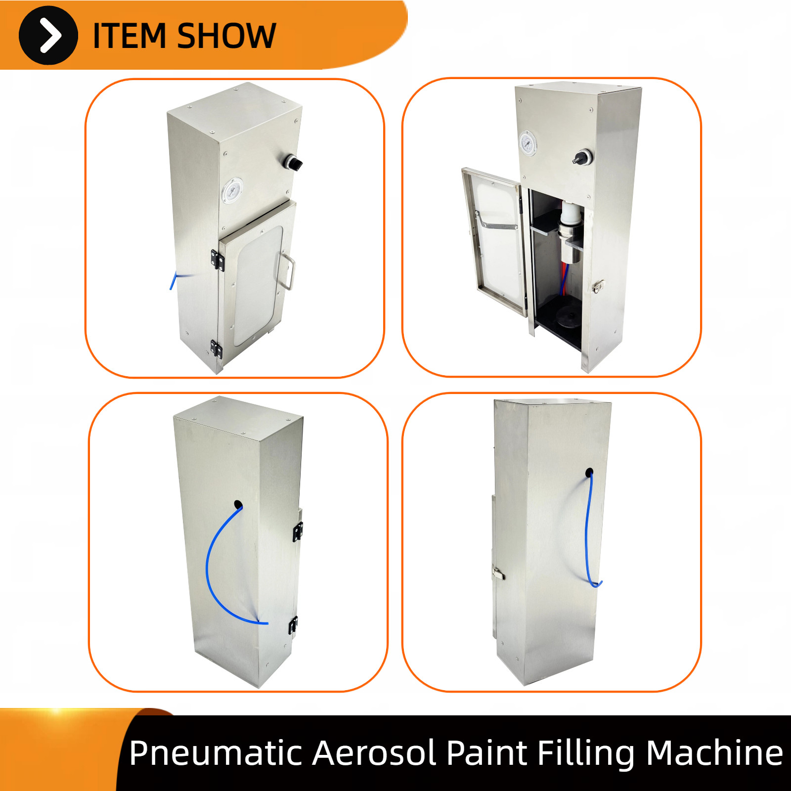 Spray Paint Filling Machine 200ml Pneumatic Semi-Auto Spray Paint Filler