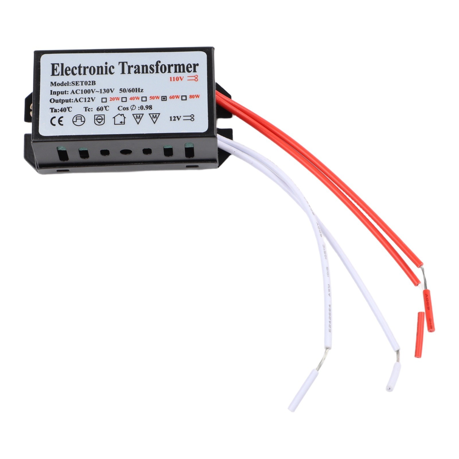 Transformer Out Put Transformer 160W 60-106g/2.1-3.7oz AC110V~130V 50/60Hz AC12V