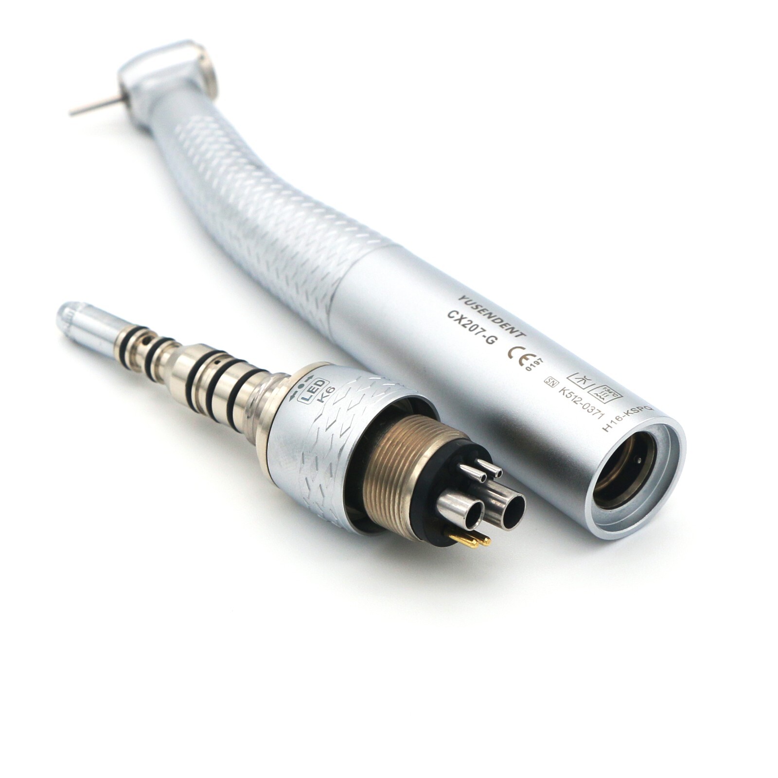 COXO YUSENDENT Dental High Speed Fiber Optic Handpiece 6Holes LED KAVO Coupling