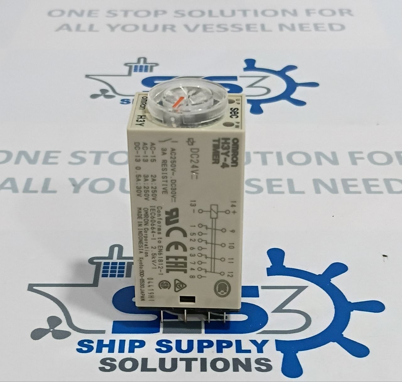 Omron H3Y-4 Timer Range 0-30sec 24VDC (Unused New)