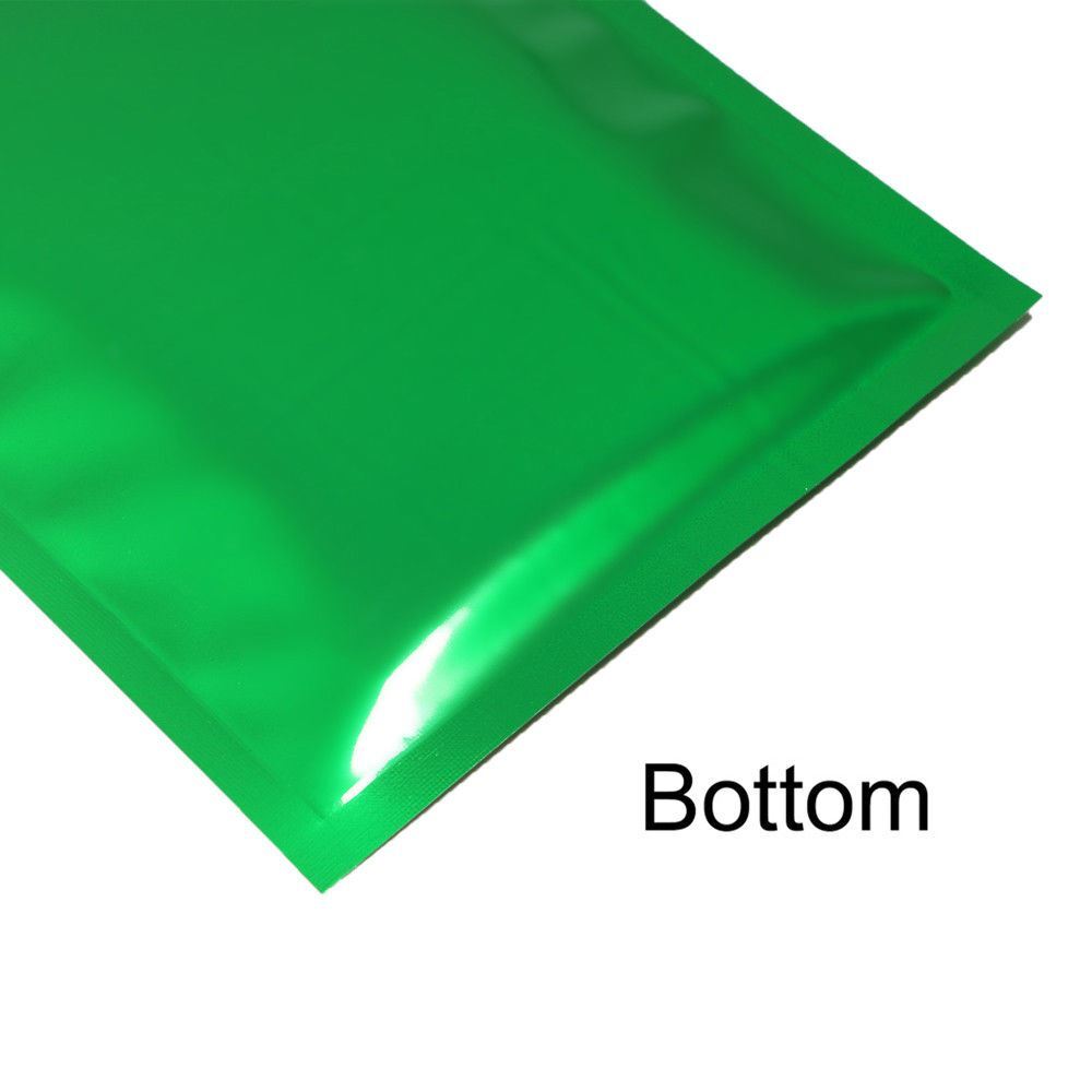 Multi-Size Both Sided Colored Glossy Mylar Foil Zipper Seal Bag Wholesale Z01