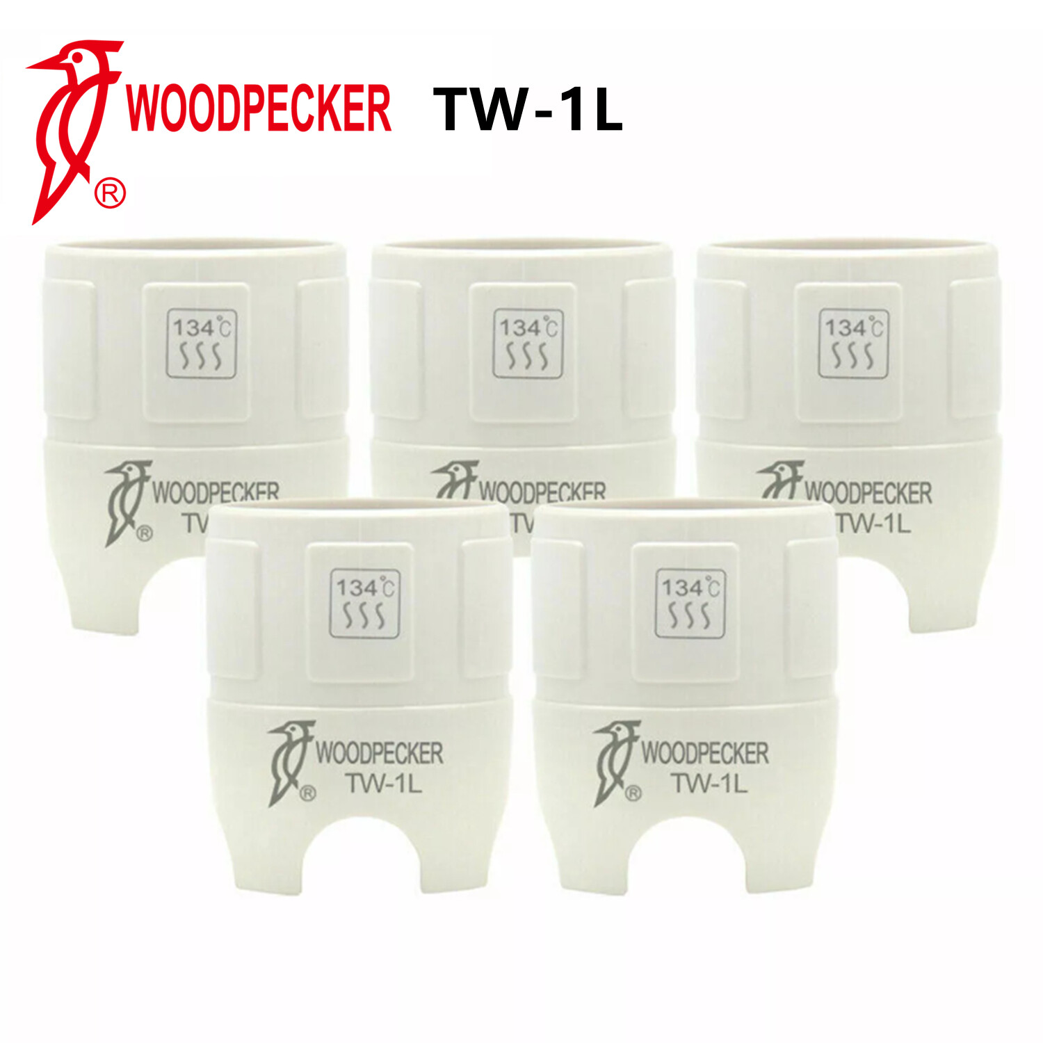 5PC Woodpecker Dental Ultrasonic Scaler Tips Scaling Torque Wrench TW-1L Fit EMS