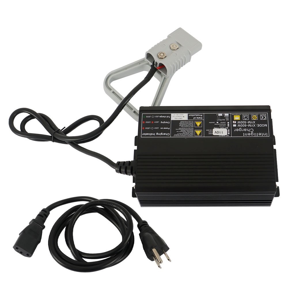 Pallet Jack Battery Charger w/ 175A Rating SB175 Connector 24Volt Floor Scrubber