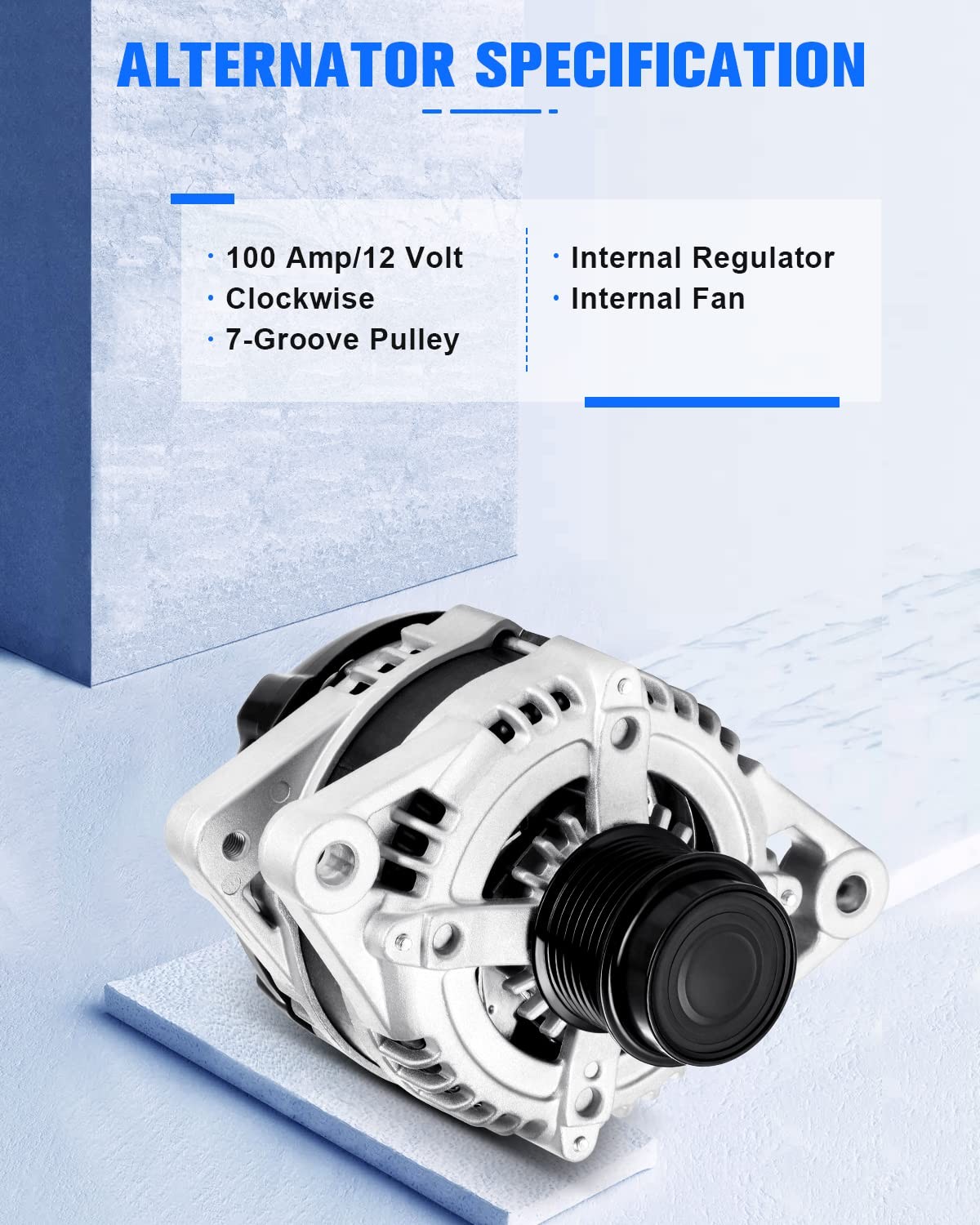 New High Output Alternator Replacement for 2007-2009 Lexus RX350 11136