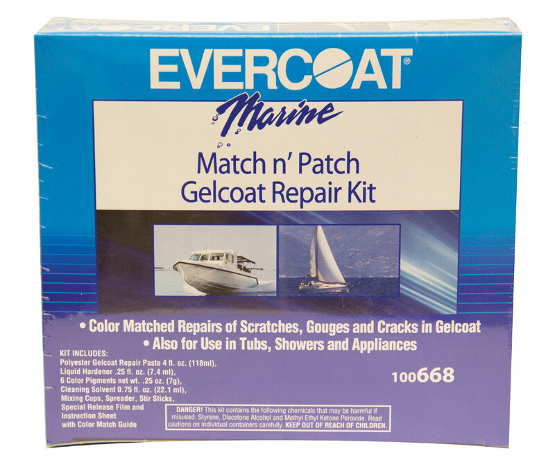 Evercoat 100668 Match N’Patch Gelcoat Repair Kit 4 oz.