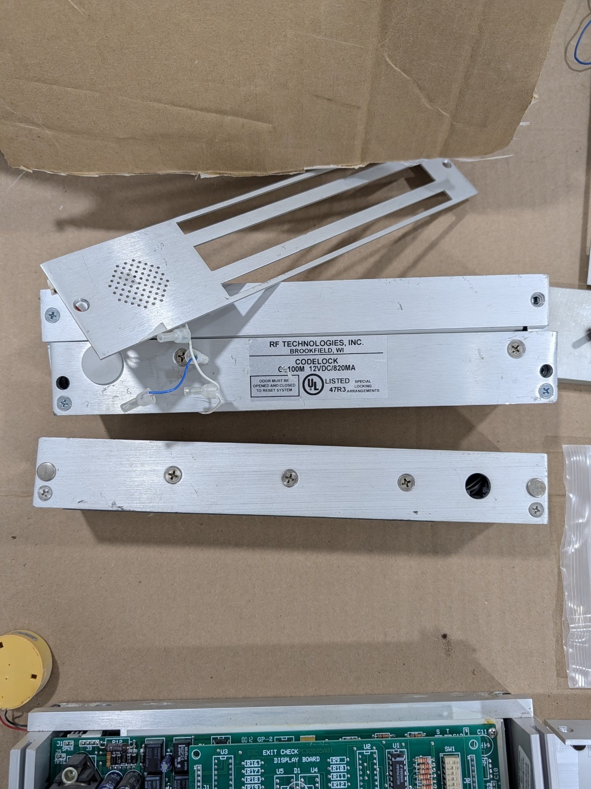 Dynalock RF Technologies Multiple Pieces Of Door Hardware-For Parts