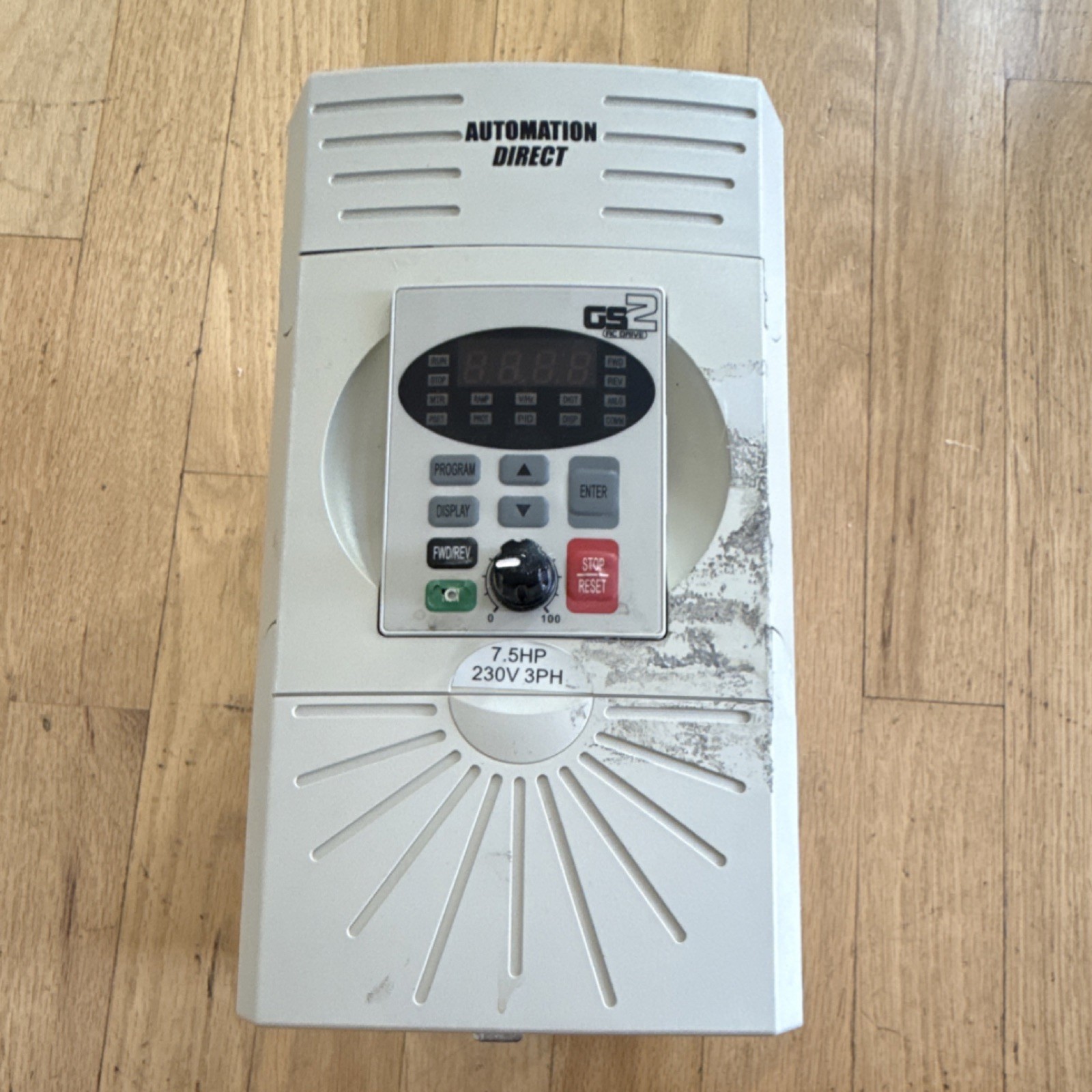 AutomationDirect GS2 GS2-27P5 Variable Frequency Drive 3-Phase 230V 7.5HP