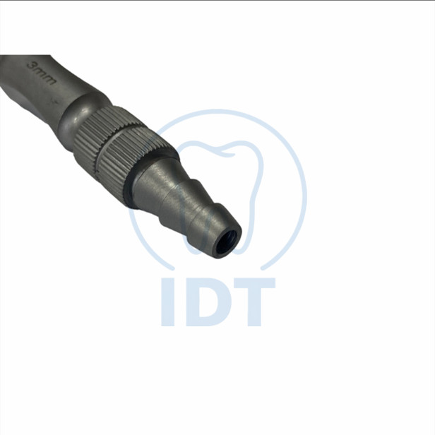 CARBOCRAFT Surgical Suction Tube 2/3/4/5mm Dental Metal Aspirator 1pc