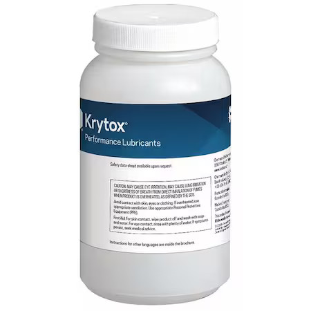Krytox 1506 Lubricant, 0.5 Kg, Jar, Synthetic Base, Colorless