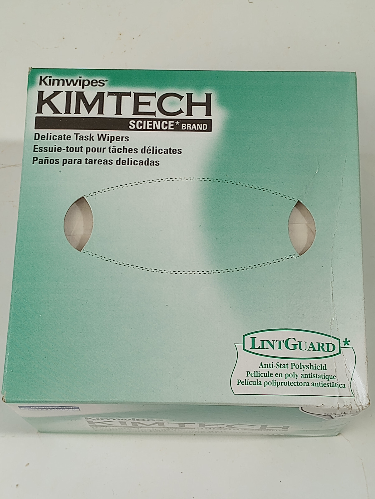 Lot of 2 Kimtech Science 34155 Delicate Task Wipes 4.4 in. x 4.8 in.(Box of 280)