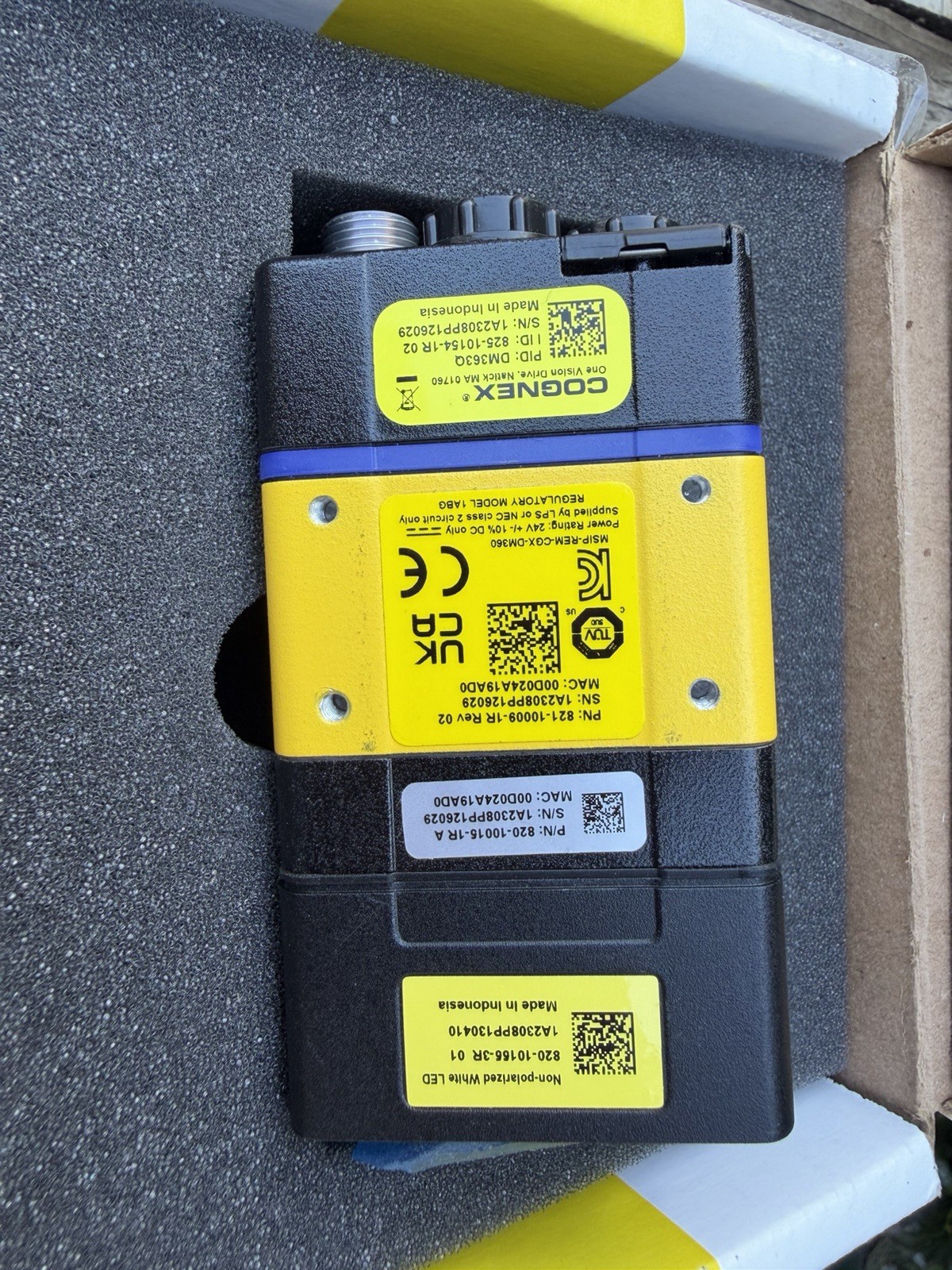Cognex In-sight 3800 IS3800M-363-50 3.6M Vision System Camera Barcode Reader