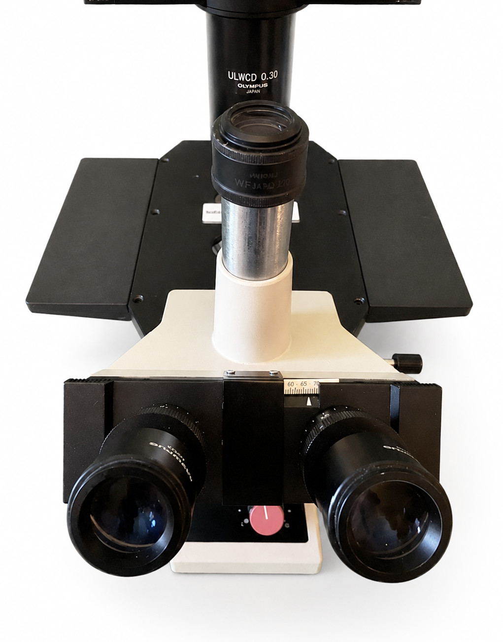 Olympus CK2 Trinocular Inverted Compound Microscope with ULWCD 0.30 Tested