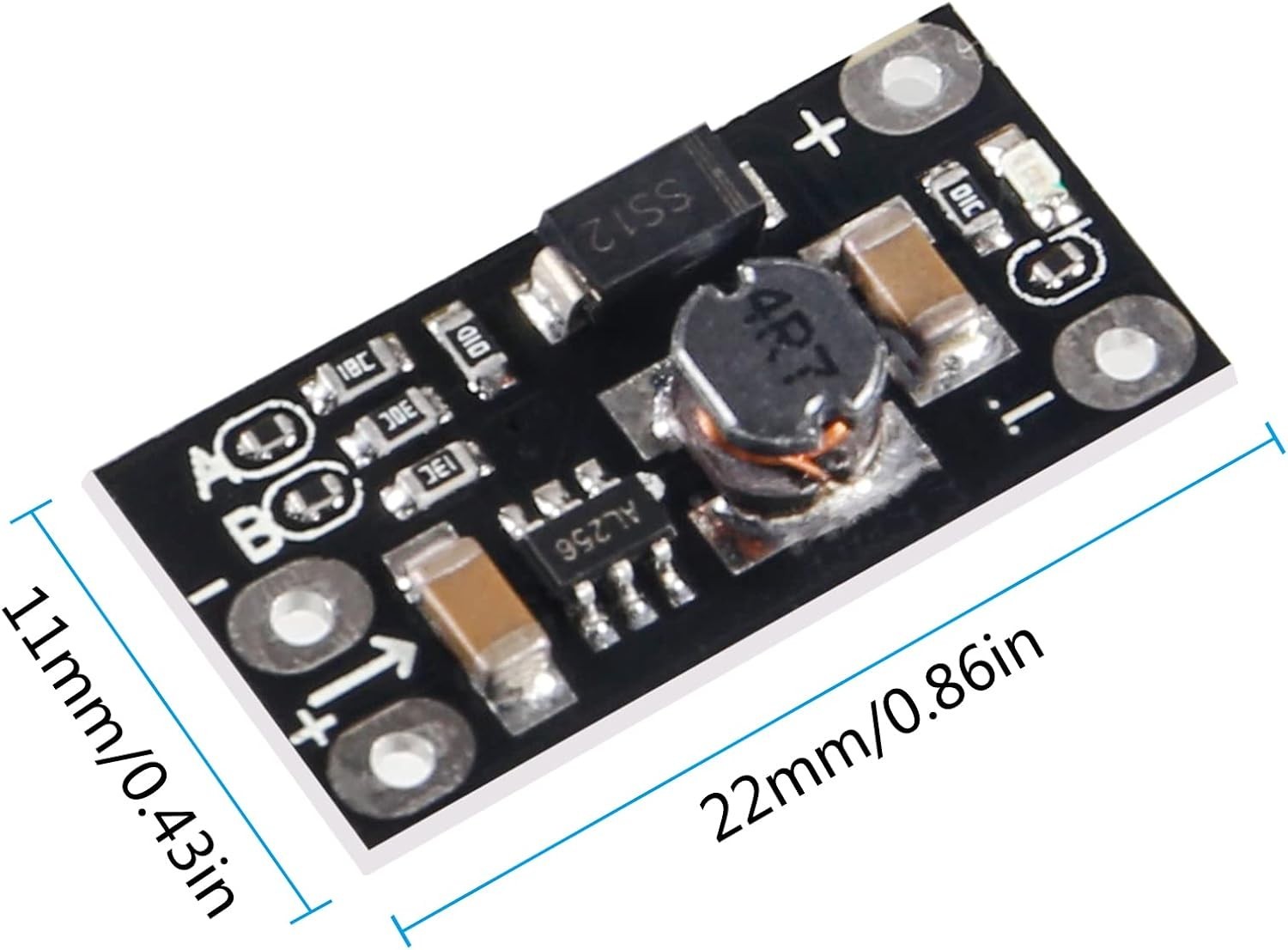 10pcs 3.7V to 5V 8V 9V 12V Mini DC-DC Boost Module Step Up Board with LED Indica