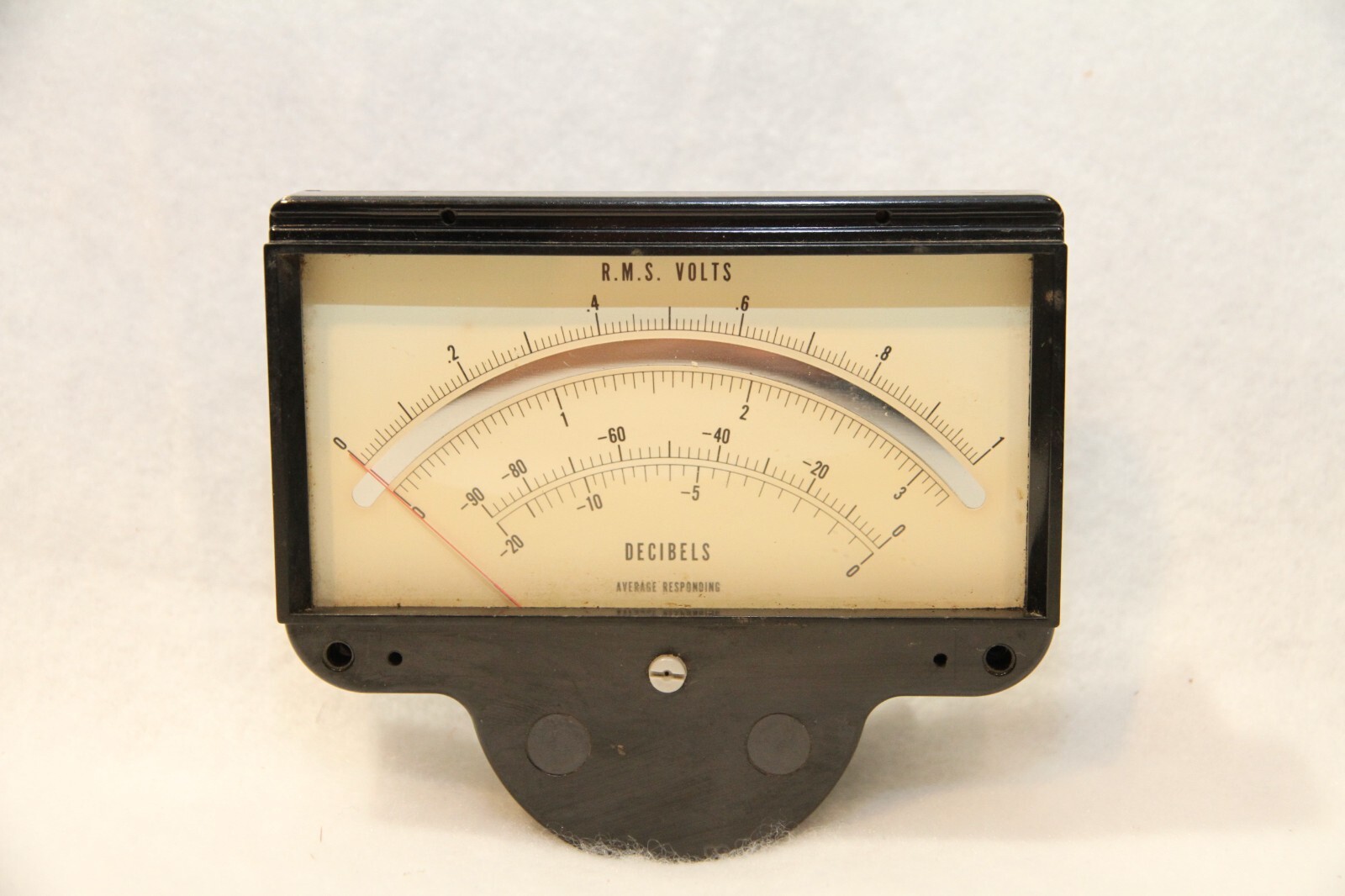 Vintage no name R.M.S. Volts Decibles Panel Meter 5060-6084