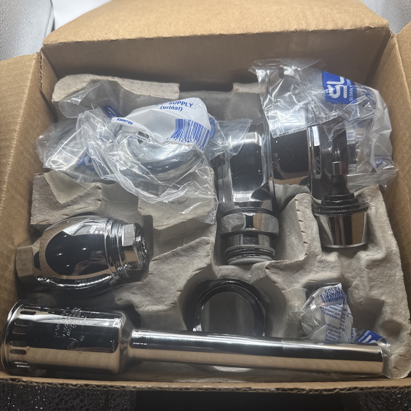 186-0.5 Sloan Royal® Exposed Manual Urinal Flushometer 0.5 GPF CHROME – 3912697