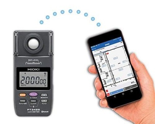 [New] Hioki FT3425 Lux Meter Equipped with Bluetooth wireless technology