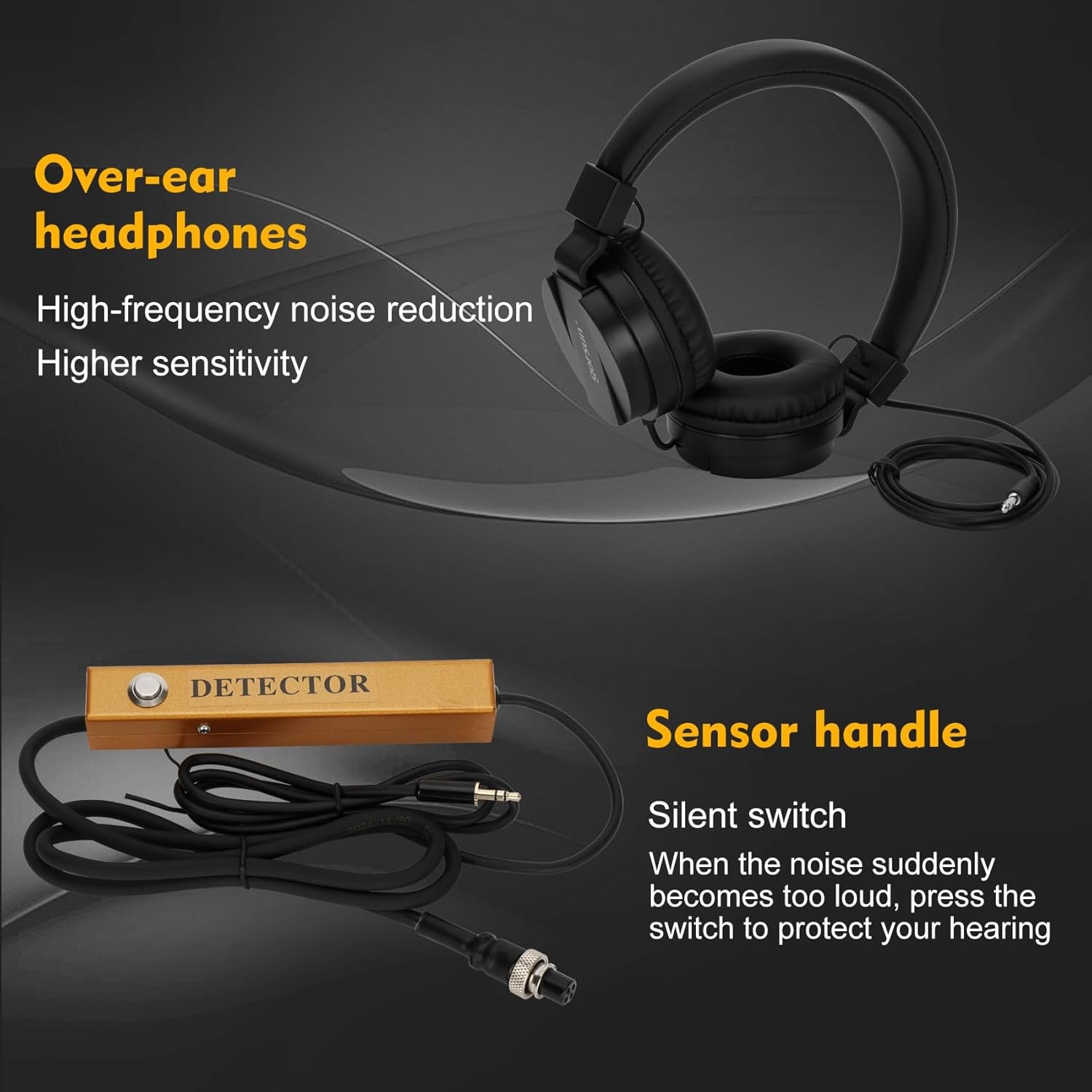 Underground Water Leak Detector Pipe Sensor Digital Display