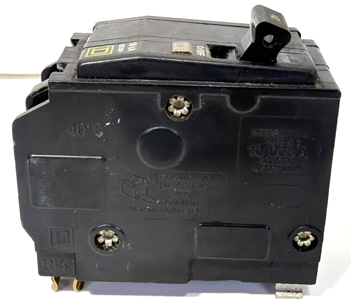 Square D QO 40A 2‑Pole Plug‑In Circuit Breaker – QO240 – Used