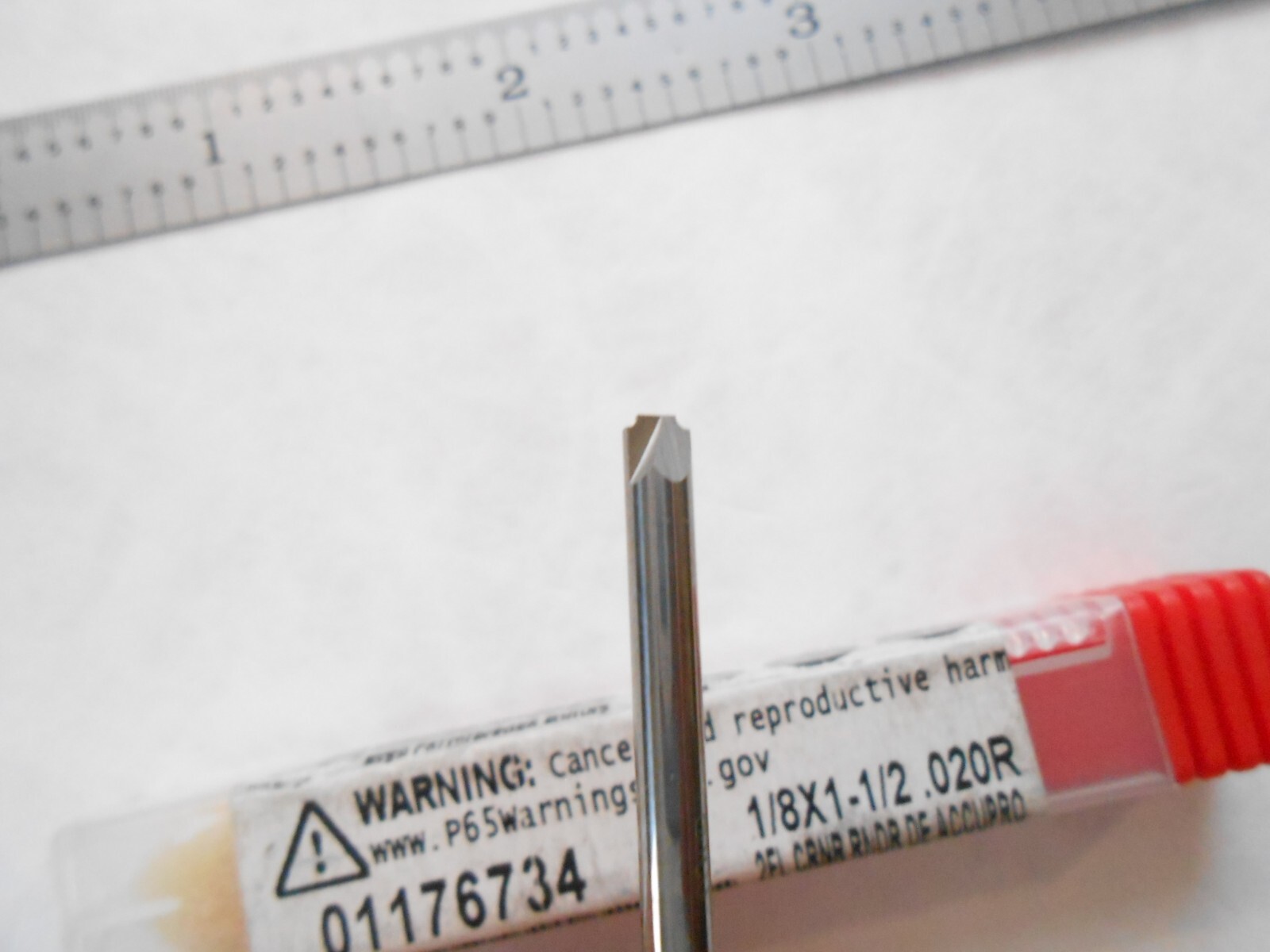 NEW ACCUPRO USA .020″ RADIUS X 1-1/2″ L 2FL D.E. CARBIDE CORNER ROUNDING ENDMILL