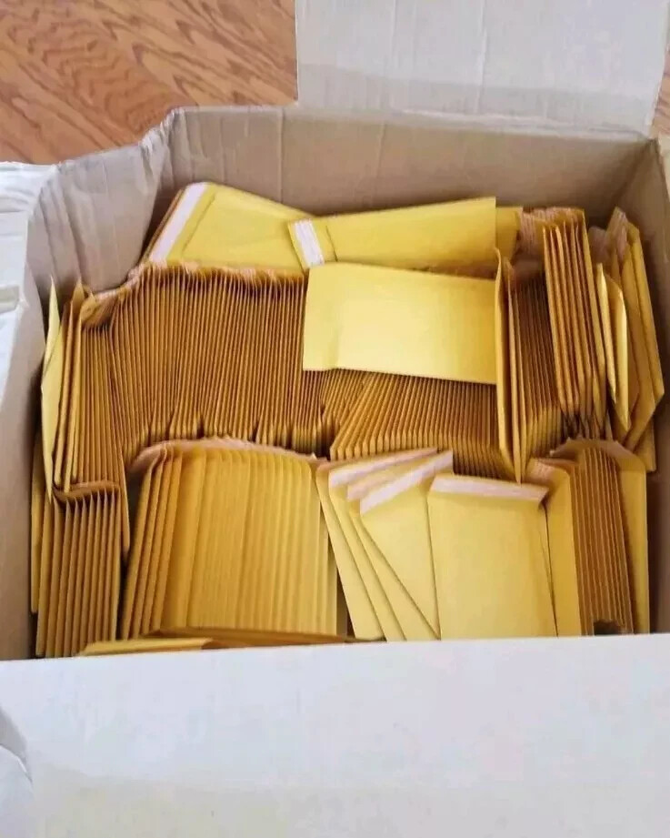 500 Kraft Paper Bubble Padded Envelopes Mailers Shipping Case