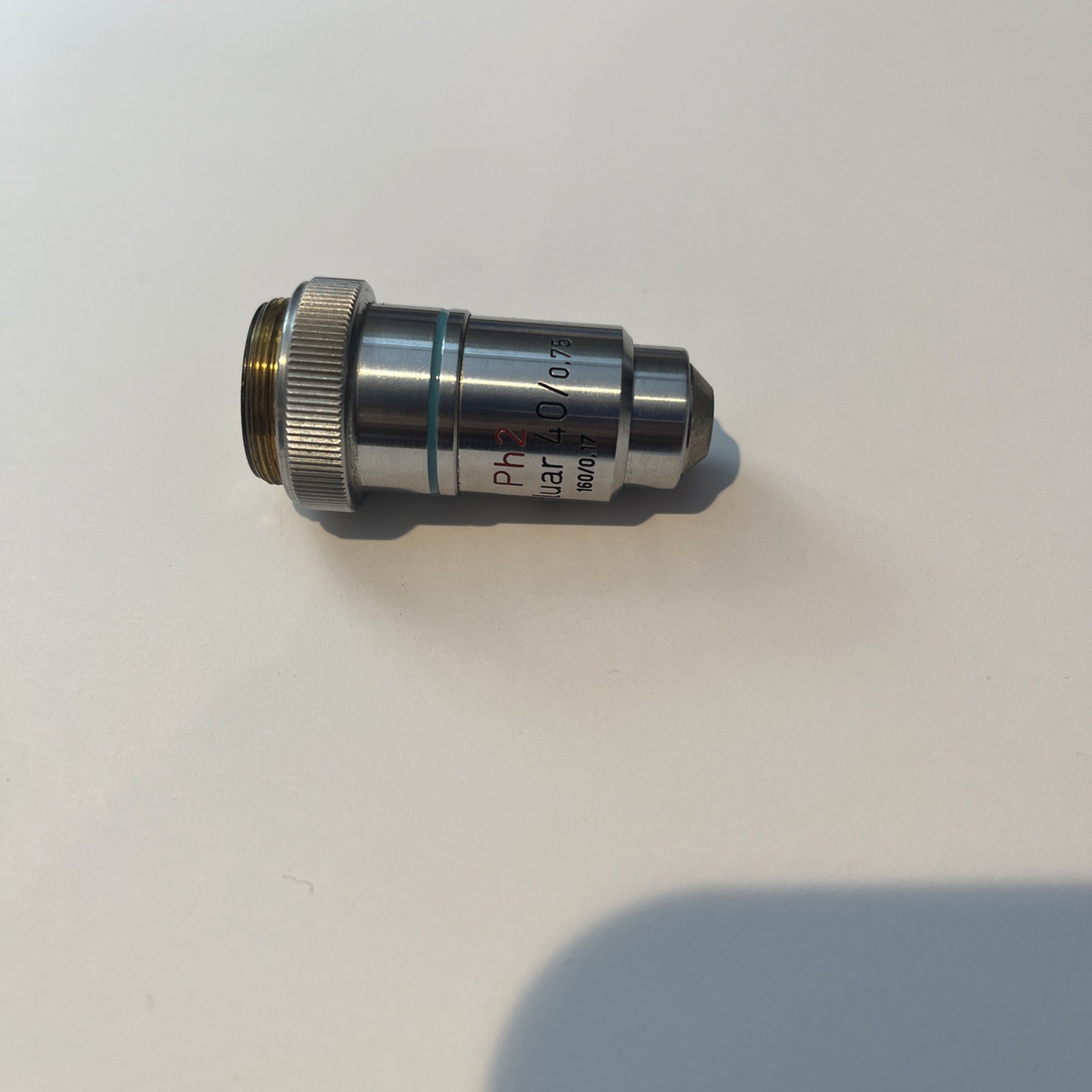 Carl Zeiss Neofluar 40/0.75 Ph2 Phase Contrast Microscope Objective 160/0.17