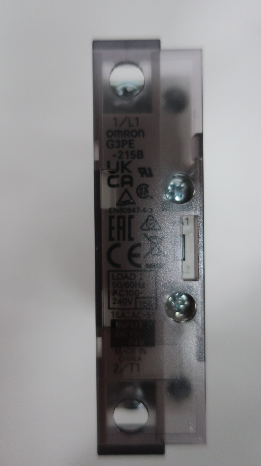 Omron G3PE-215B Solid State Relay 15a Amp 12-24v-dc
