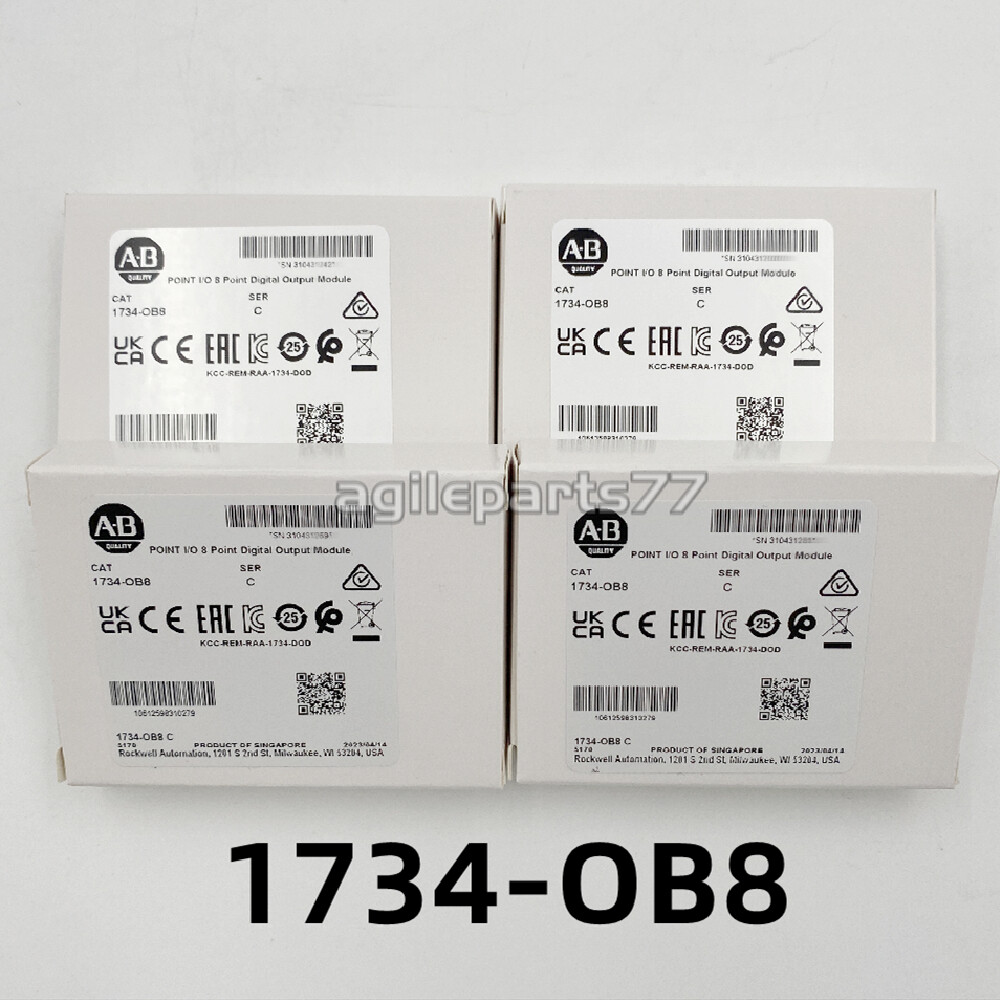 AB 1734-OB8 Ser C Point I/O 8-Point Digital Output Module 1734OB8 New Sealed TX