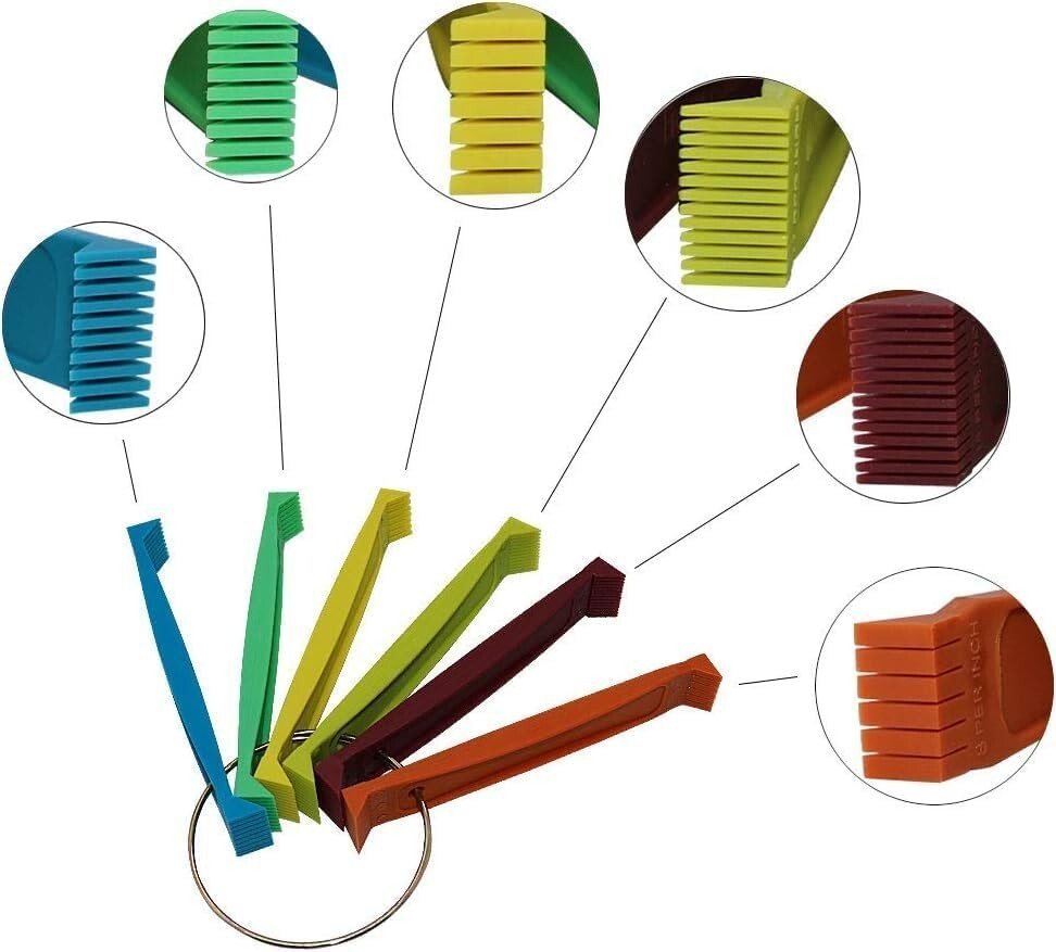 FCR6 Ring Fin Comb Set for Air Conditioner Coil Straighten Evaporator Condensor